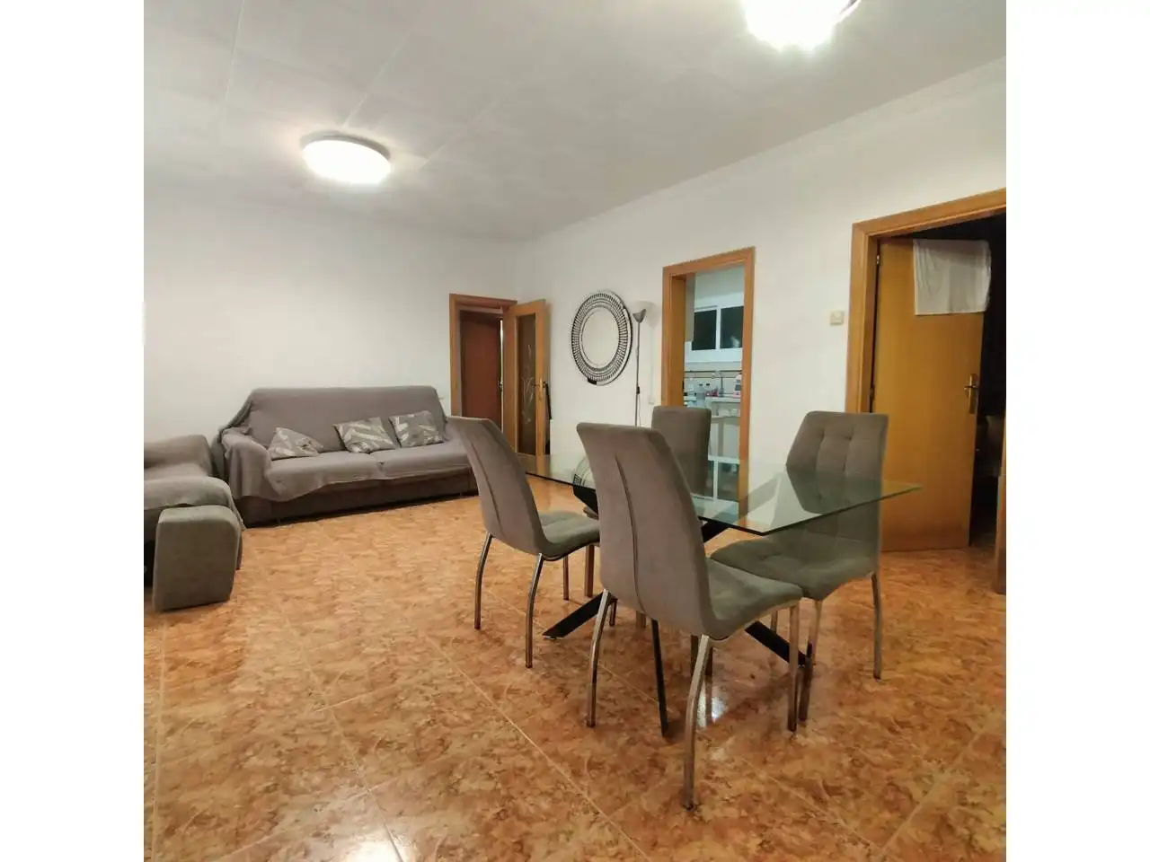 Wohnzimmer von Wohnung zum Verkauf in Sabadell mit Klimaanlage, Heizung und Terrasse