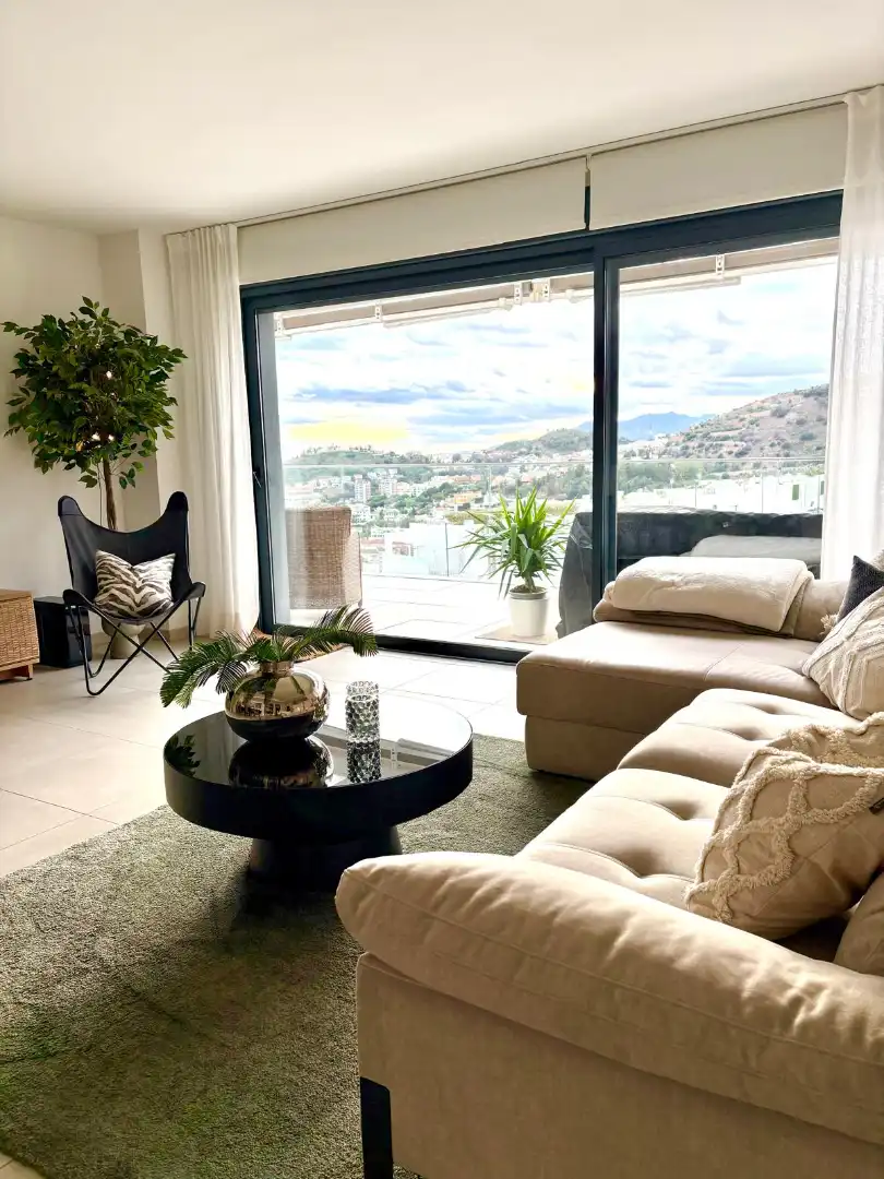 Living room of Attic for sale in Málaga  with Air Conditioner, Terrace and Storage room
