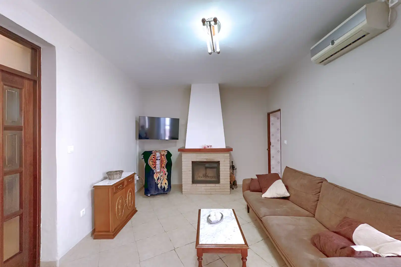 Living room of Country homes for sale in Granja de Torrehermosa  with Air Conditioner, Heating and Terrace