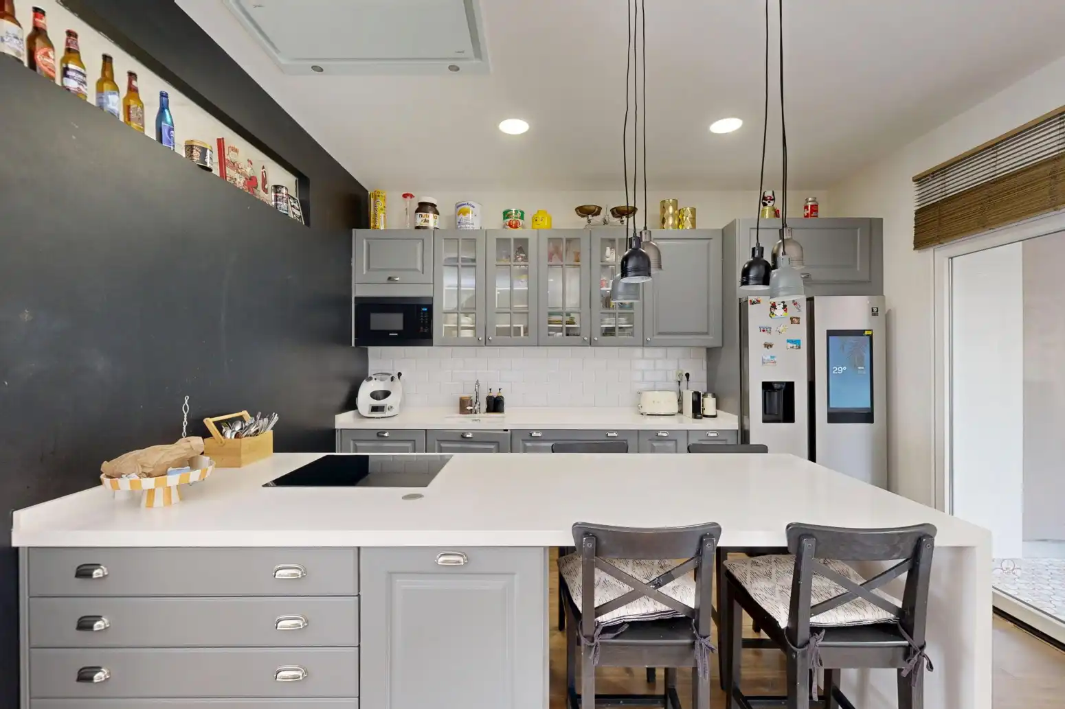 Kitchen of Houses for sale in Cartagena  with Air Conditioner, Parquet flooring and Terrace
