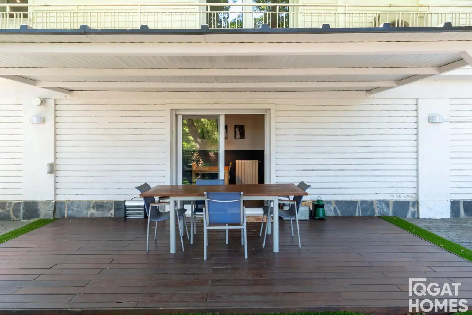 Terrassa de Casa o xalet en venda en Sant Cugat del Vallès amb Aire condicionat, Calefacció i Jardí privat