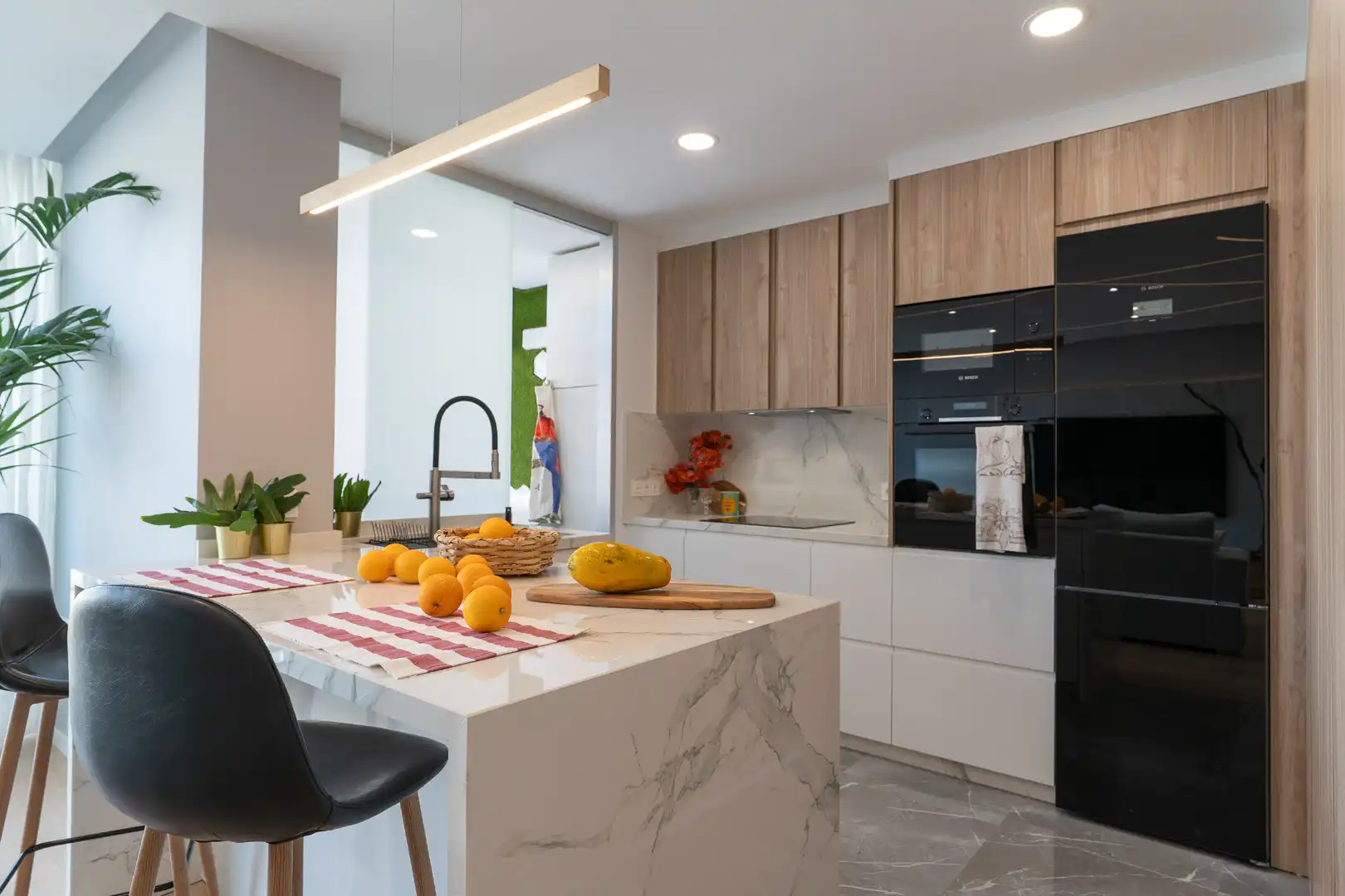 Kitchen of Flat for rent in Santa Cruz de Tenerife  with Furnished, Oven and Washing machine