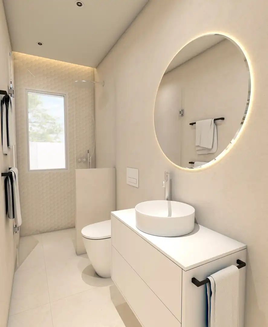 Baño de Apartamento en venta en Pilar de la Horadada con Jardín privado, Terraza y Piscina comunitaria