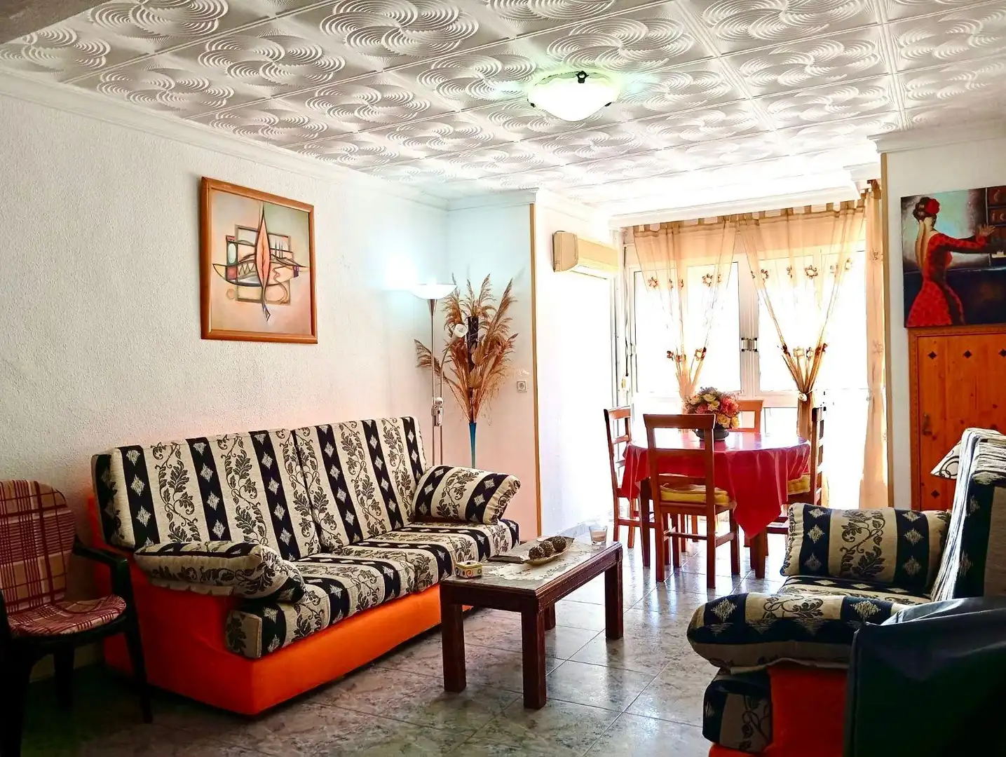 Sala de estar de Apartamento en venta en San Pedro del Pinatar con Aire acondicionado y Amueblado