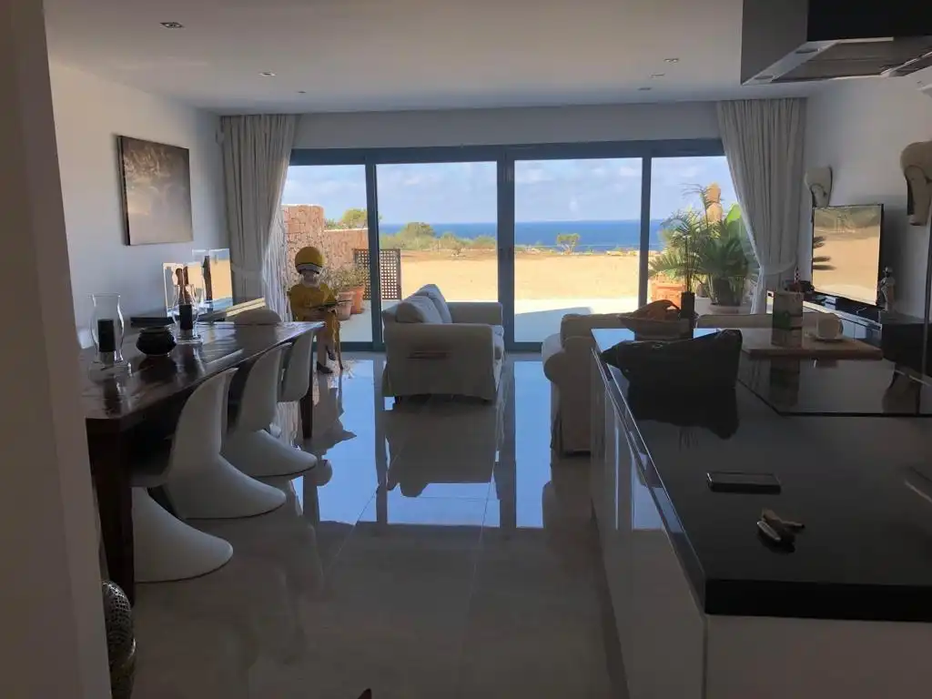 Living room of Detached homes for sale in Sant Josep de sa Talaia  with Air Conditioner, Heating and Private garden