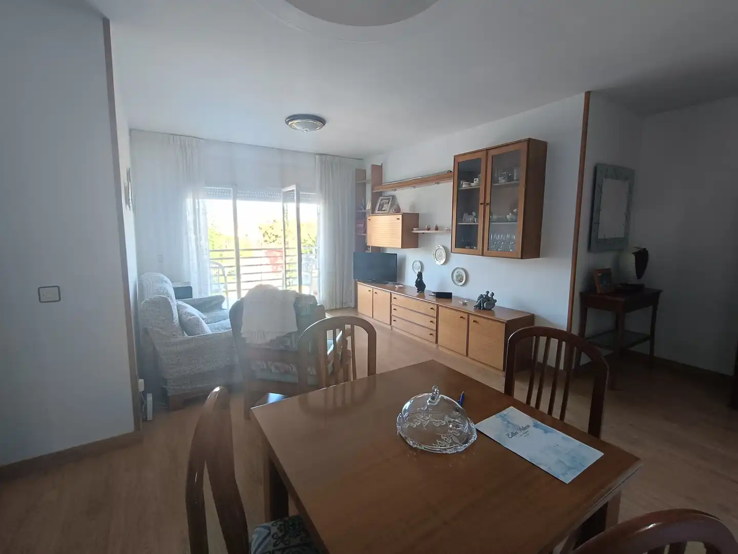 Sala d'estar de Pis de lloguer en Cunit amb Terrassa, Moblat i Forn