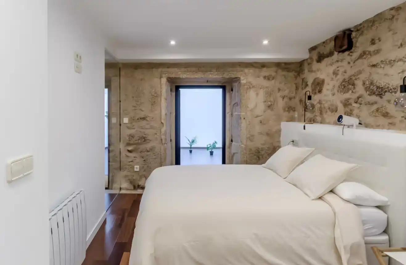 Dormitori de Apartament de lloguer en A Coruña Capital  amb Aire condicionat, Calefacció i Parquet