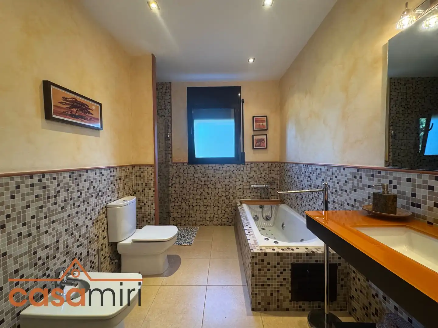 Baño de Casa o chalet en venta en Sant Cebrià de Vallalta con Aire acondicionado, Calefacción y Jardín privado