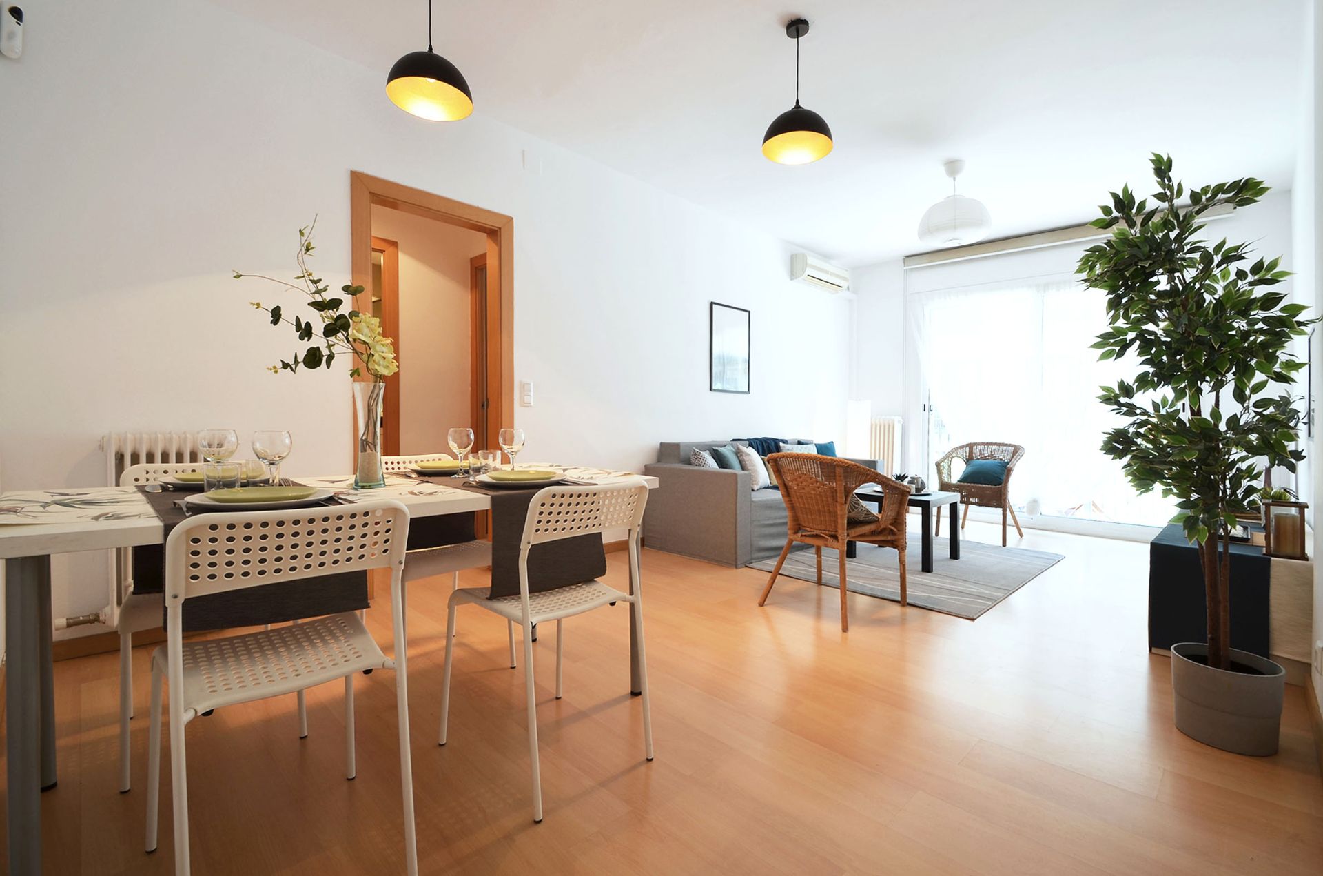 Sala d'estar de Pis en venda en  Barcelona Capital amb Aire condicionat, Calefacció i Parquet