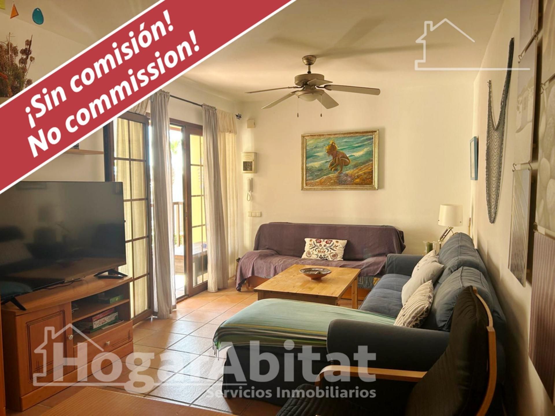 Living room of Flat for sale in Cuevas del Almanzora  with Air Conditioner, Private garden and Terrace