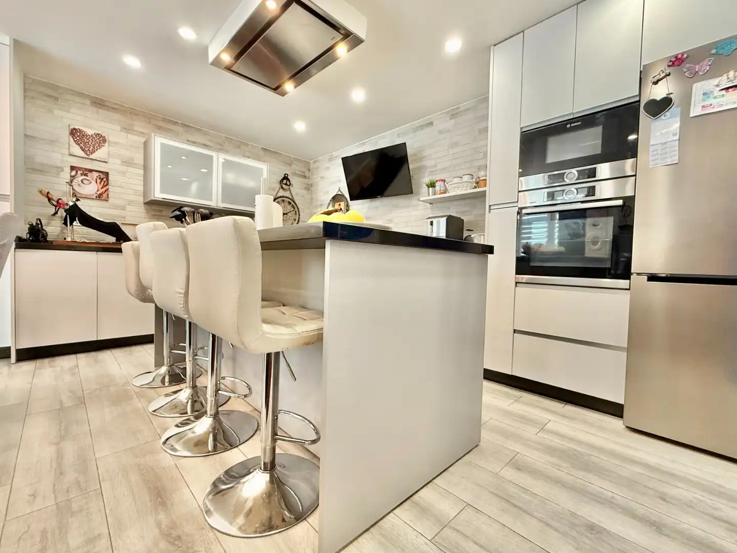 Cocina de Casa o chalet en venta en San Pedro del Pinatar con Aire acondicionado, Jardín privado y Terraza