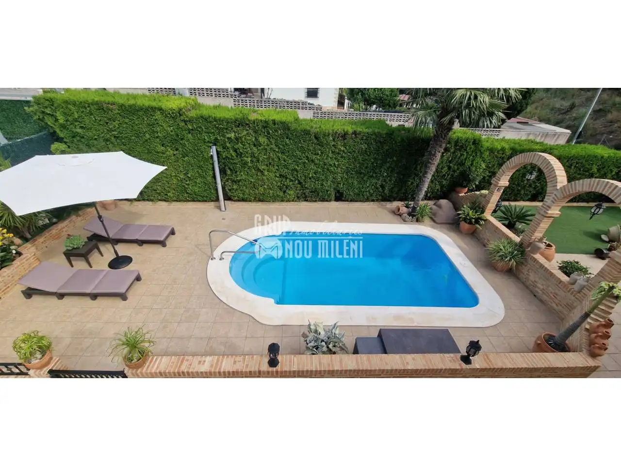 Swimming pool of Houses for sale in Picassent  with Air Conditioner, Private garden and Terrace