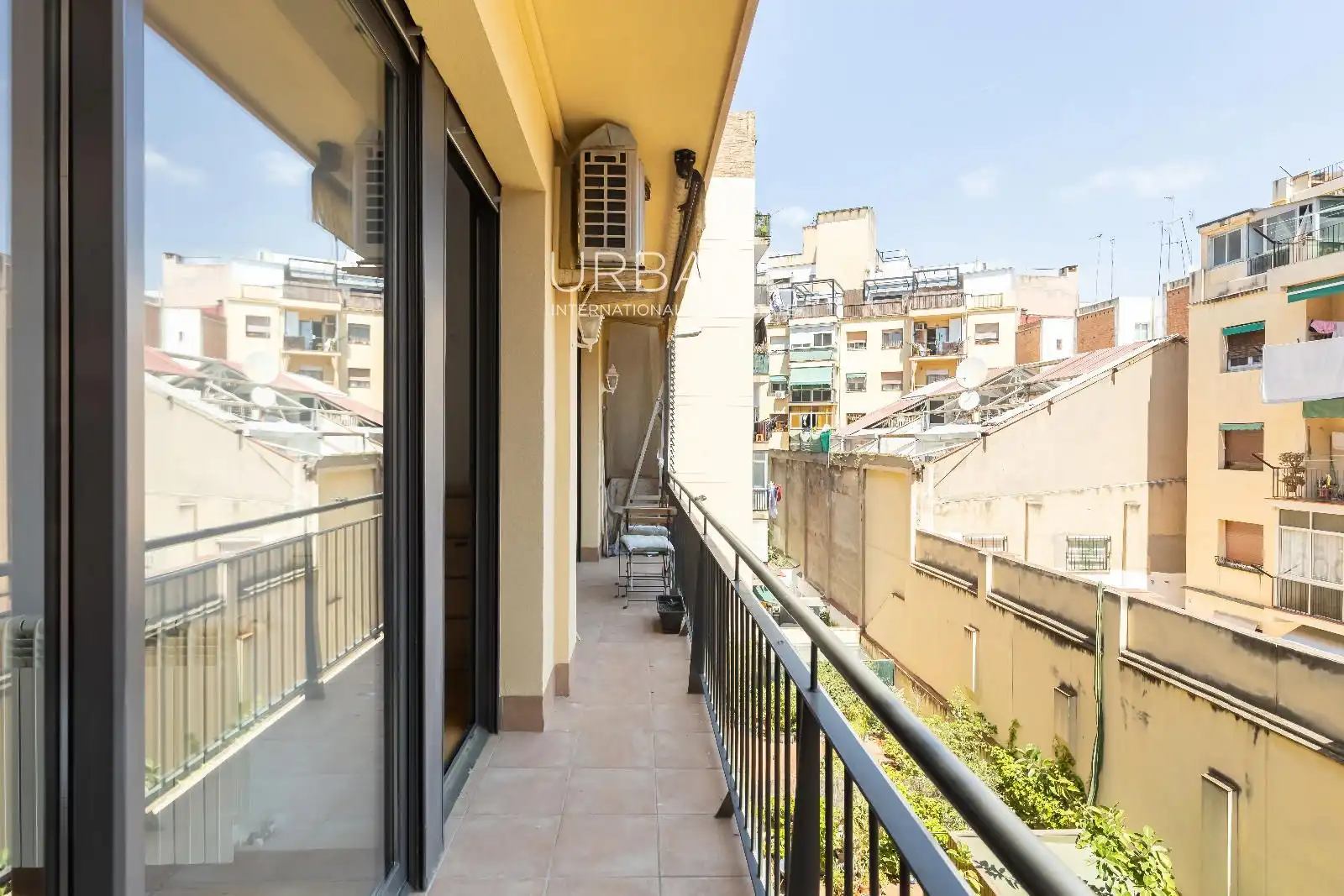 Terrace of Flat for rent in Barcelona  with Air Conditioner, Terrace and Furnished