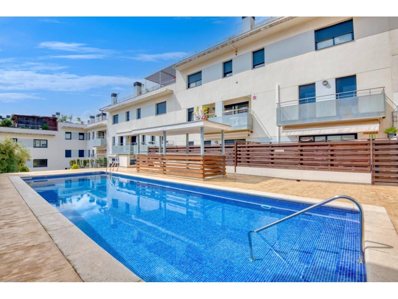 Swimming pool of Flat for sale in Aiguaviva  with Terrace, Balcony and Community pool