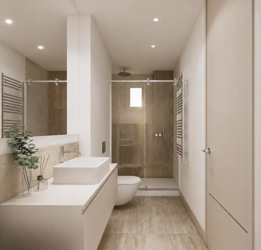 Bathroom of Flat for sale in Madrid  with Heating and Terrace