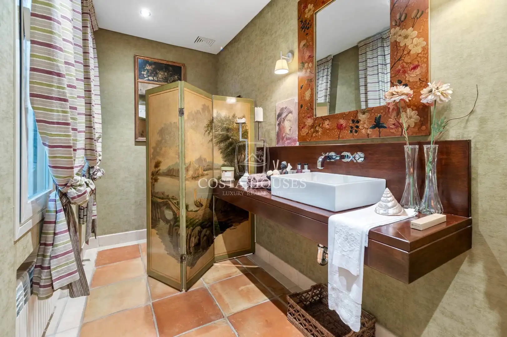 Baño de Casa o chalet en venta en Altea con Aire acondicionado, Jardín privado y Terraza