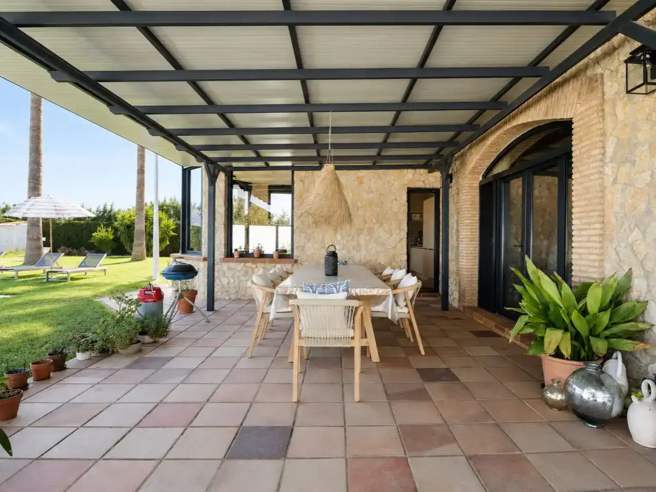 Terraza de Piso en venta en Aljaraque con Aire acondicionado, Jardín privado y Trastero
