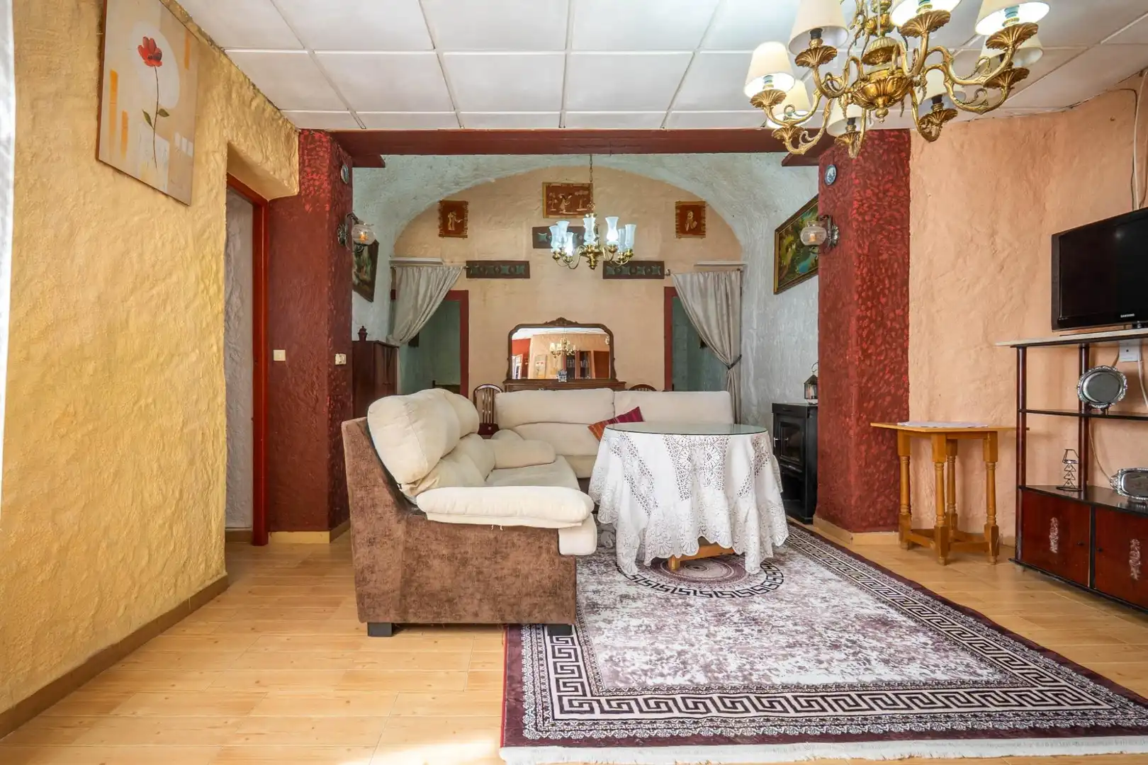 Sala de estar de Finca rústica en venta en Caniles