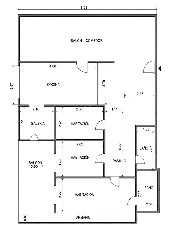 Piso en venta en Passeig de Manuel Girona, Sarrià