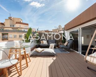 Terrace of Attic to rent in  Barcelona Capital  with Air Conditioner, Terrace and Swimming Pool