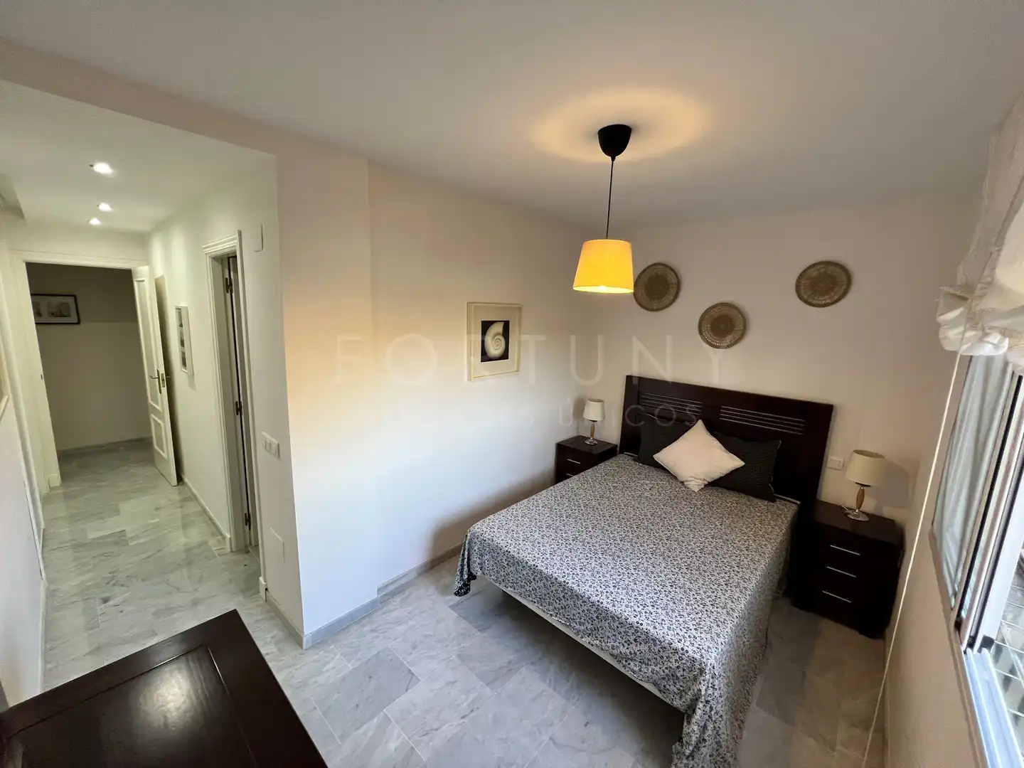 Bedroom of Flat for rent in Rincón de la Victoria  with Air Conditioner, Private garden and Terrace