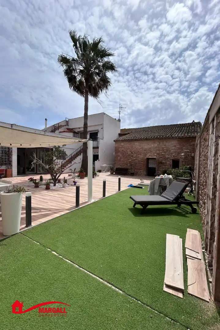 Terrassa de Casa o xalet en venda en Alboraya amb Aire condicionat, Calefacció i Jardí privat