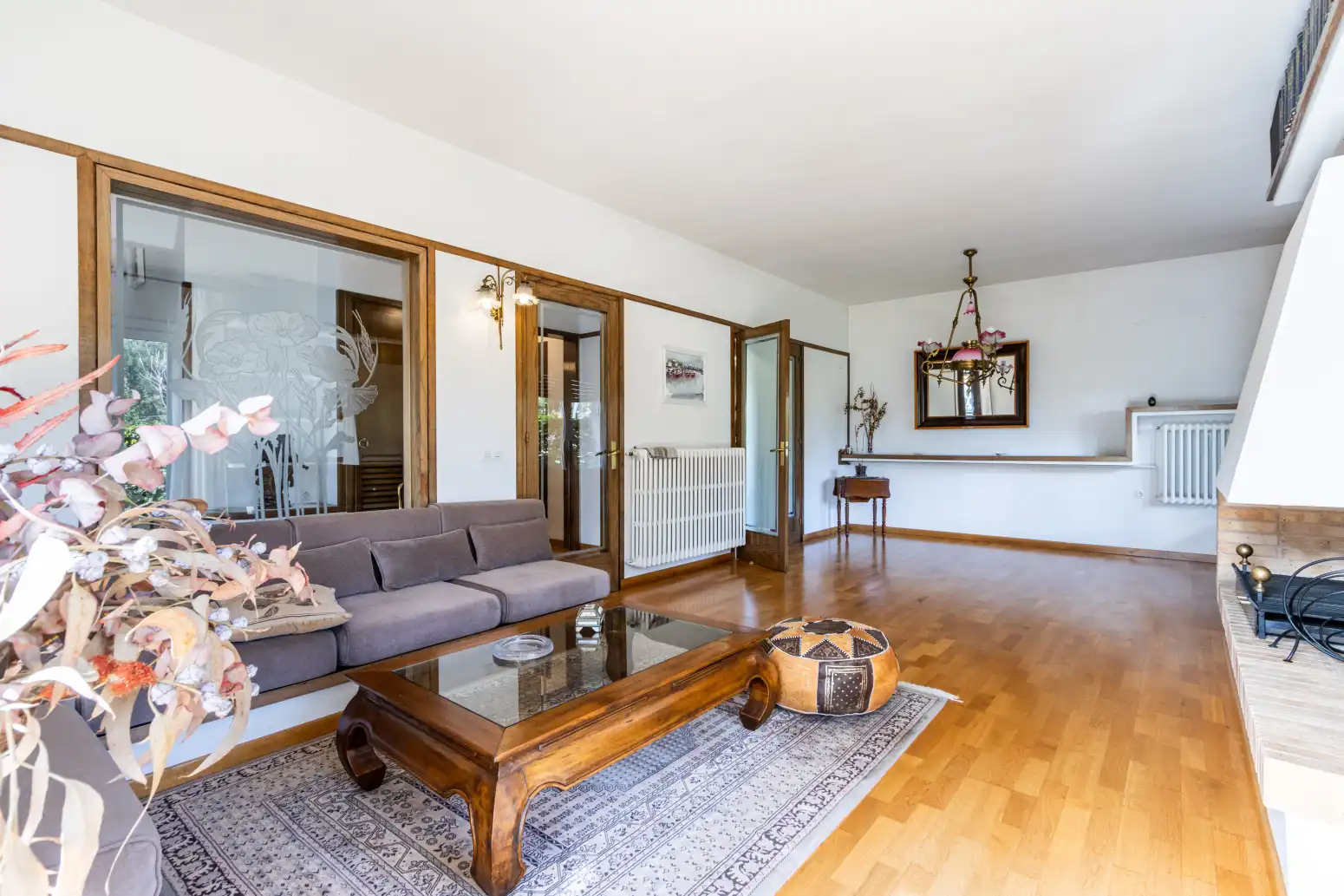Sala de estar de Casa o chalet en venta en Matadepera con Calefacción, Jardín privado y Parquet