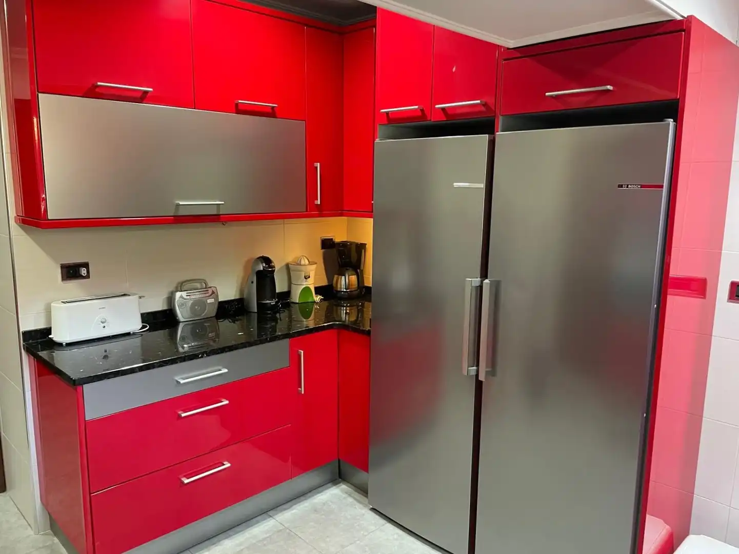Kitchen of Flat for sale in Getxo   with Heating, Terrace and Storage room