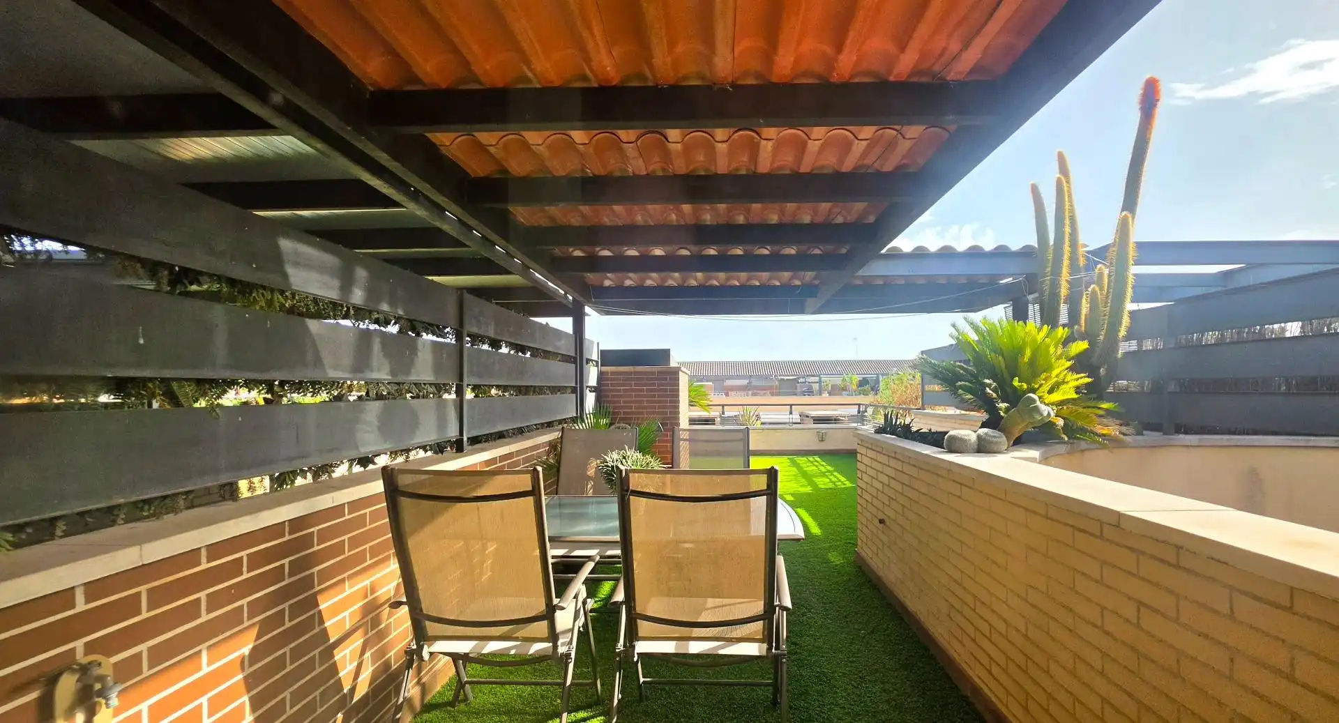 Terrace of Attic for sale in San Javier  with Air Conditioner, Private garden and Terrace