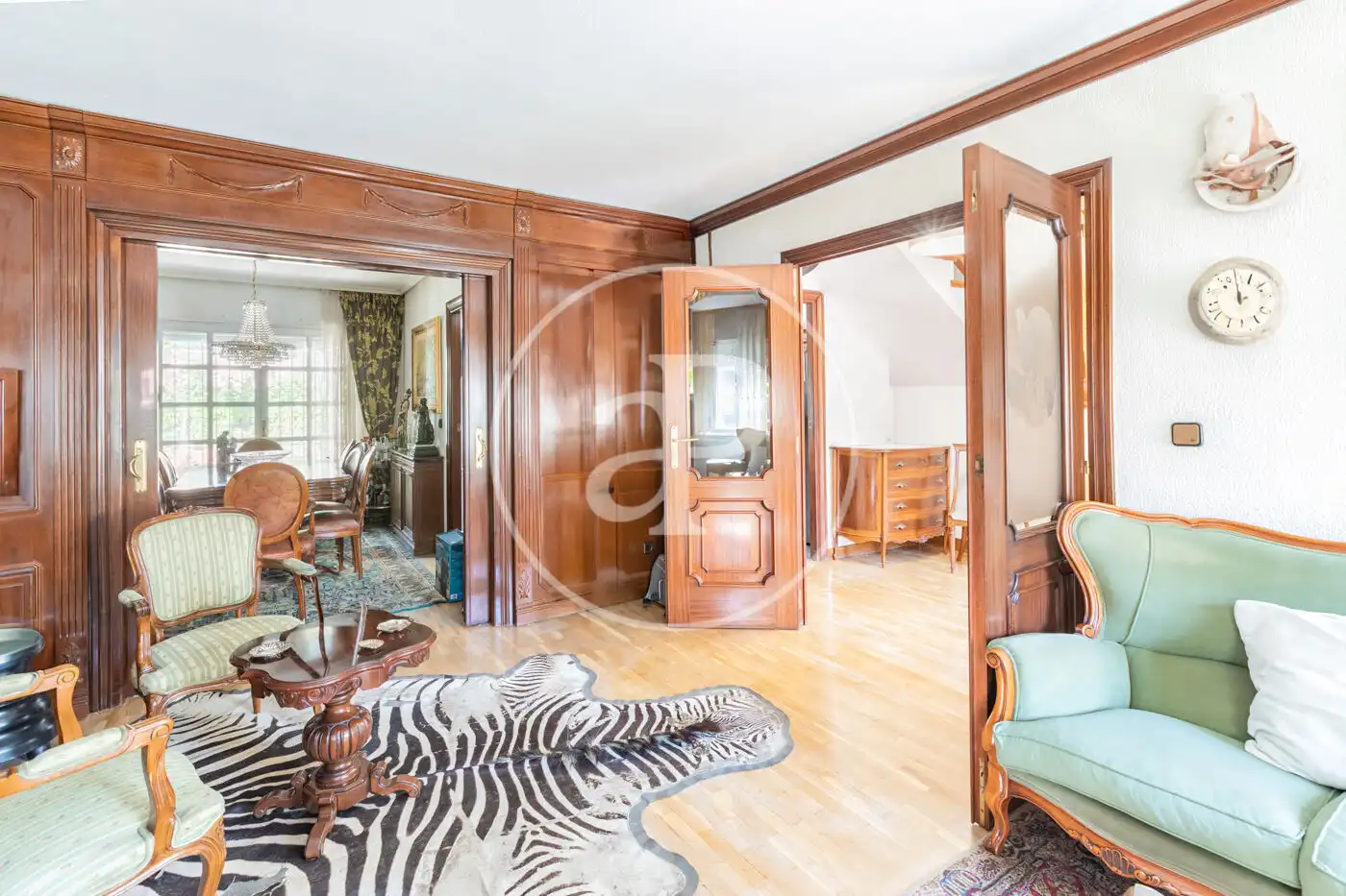 Habitación de Casa adosada en venta en Madrid con Aire acondicionado, Calefacción y Jardín privado