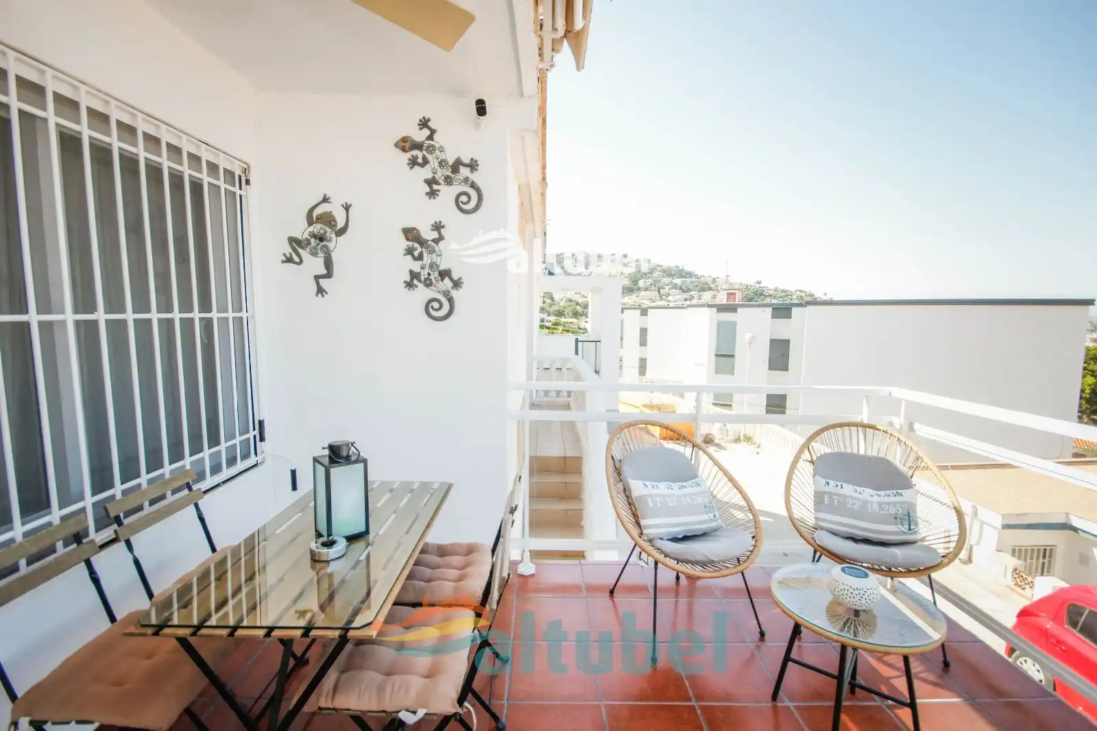 Terrassa de Casa adosada en venda en Peñíscola / Peníscola amb Aire condicionat i Terrassa
