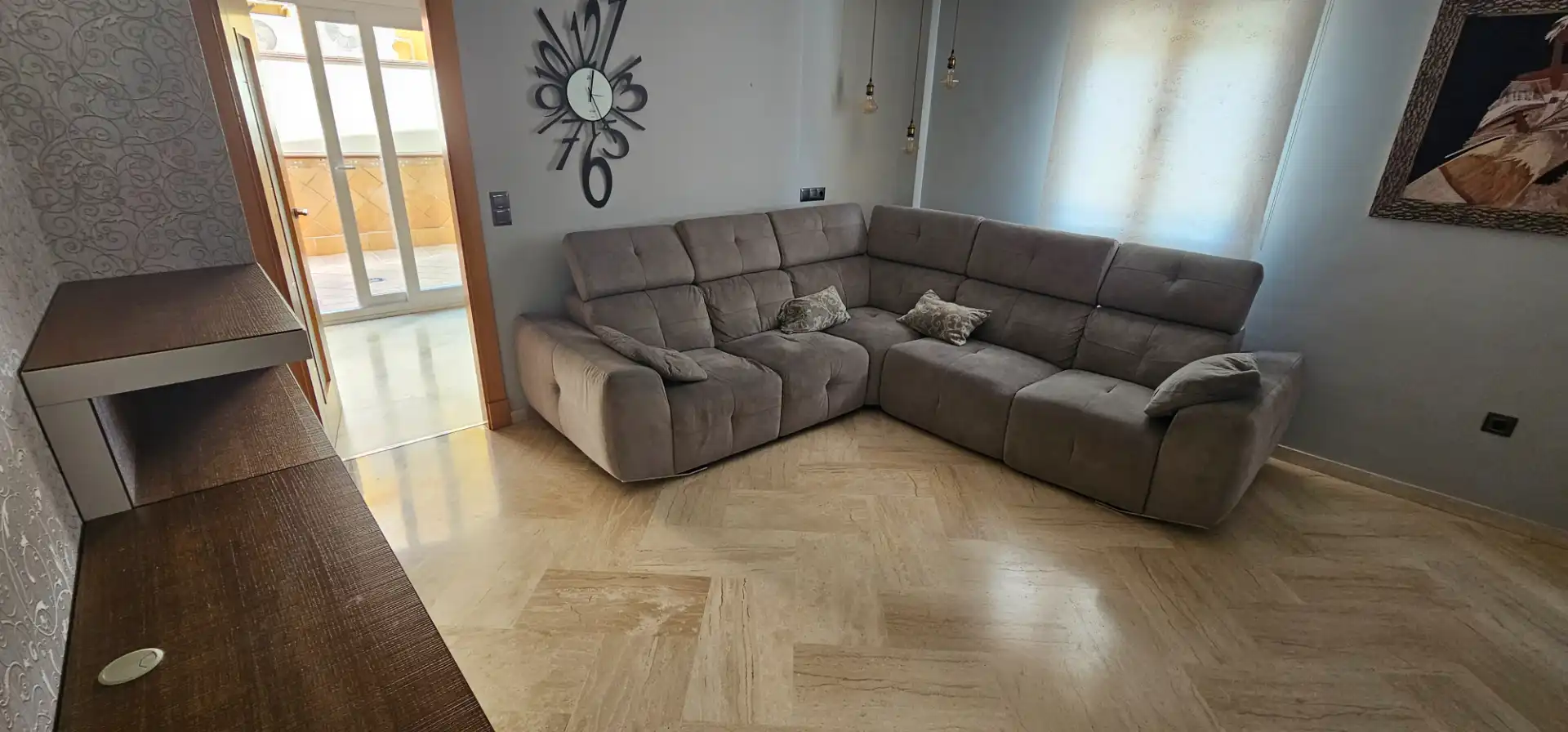 Sala de estar de Casa o chalet de alquiler en Maracena con Aire acondicionado, Terraza y Amueblado