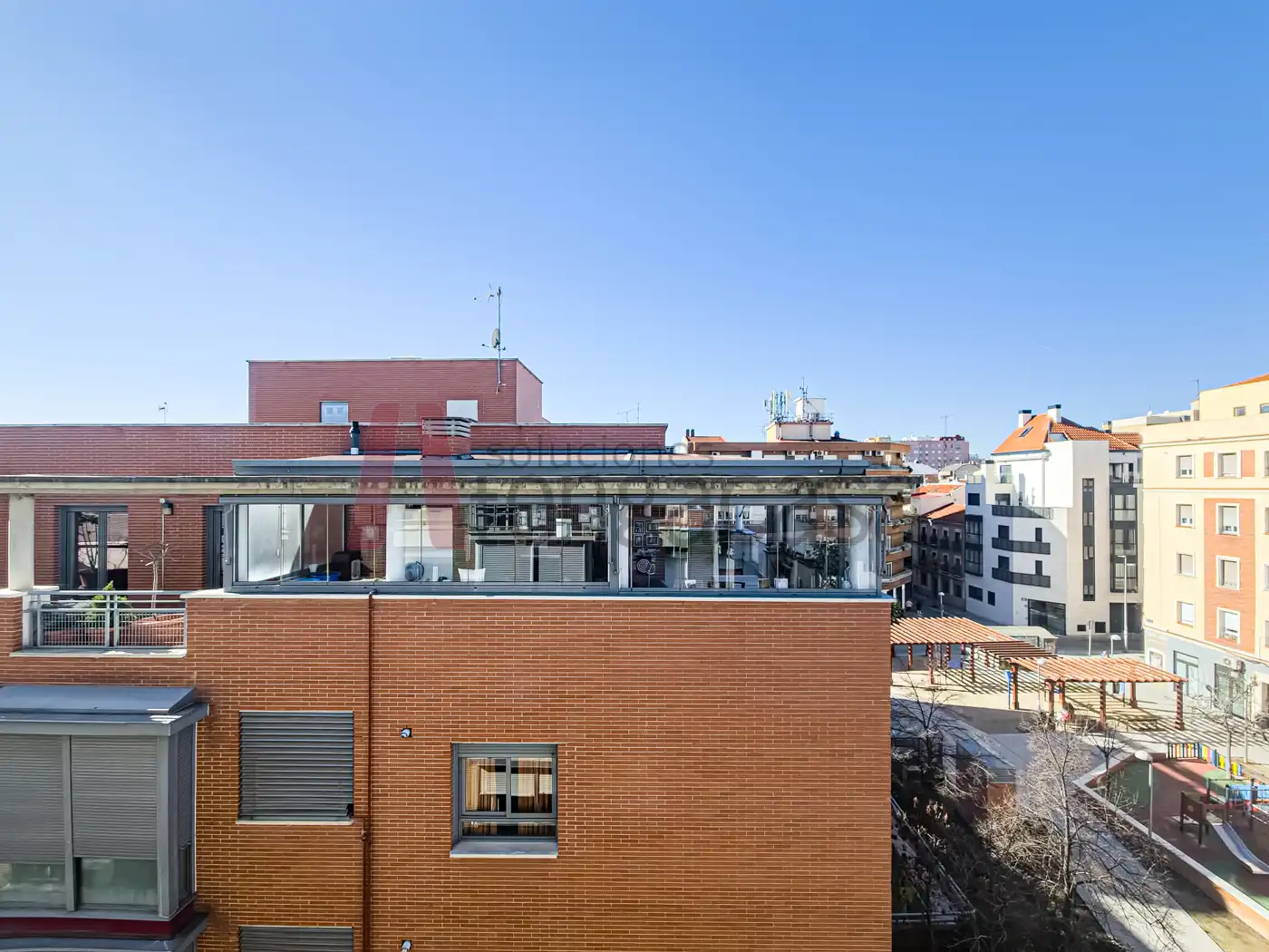 Vista exterior de Pis de lloguer en Madrid amb Aire condicionat, Calefacció i Moblat