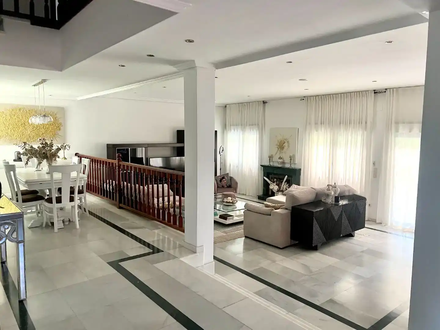 Sala d'estar de Pis en venda en Guadarrama amb Aire condicionat i Piscina