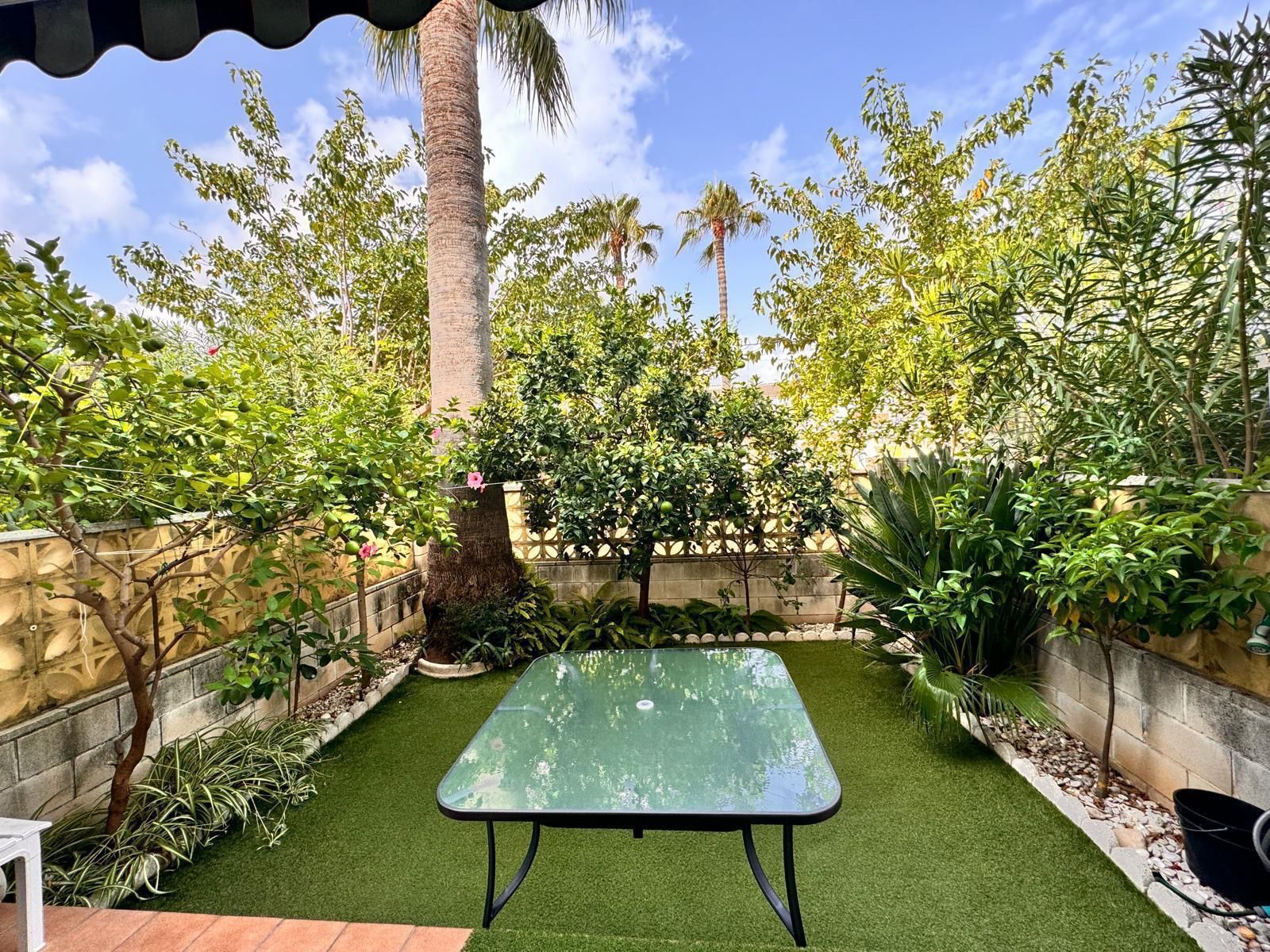 Terrace of Single-family semi-detached for sale in Els Poblets  with Air Conditioner, Heating and Private garden