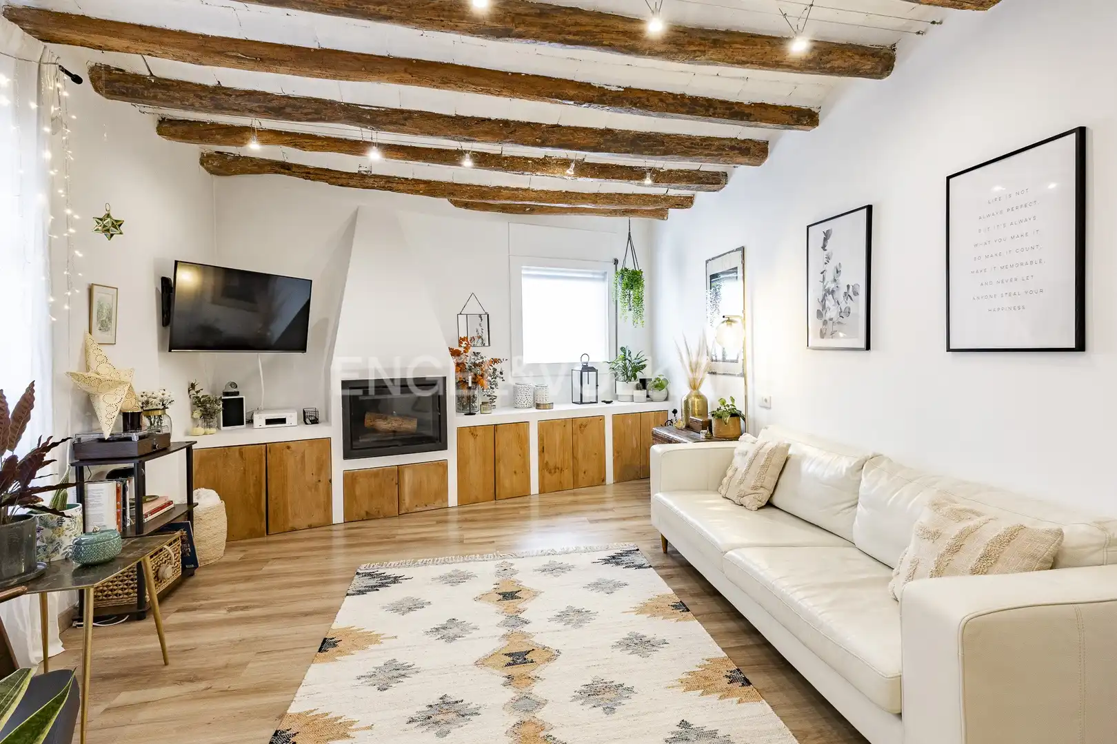 Living room of Houses for sale in Molins de Rei, Barcelona