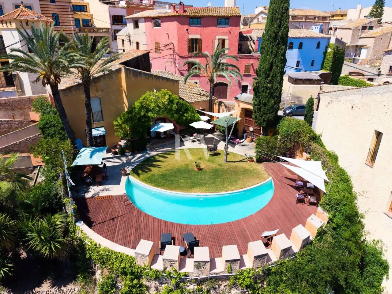 Swimming pool of Houses for sale in La Nou de Gaià  with Heating, Private garden and Parquet flooring