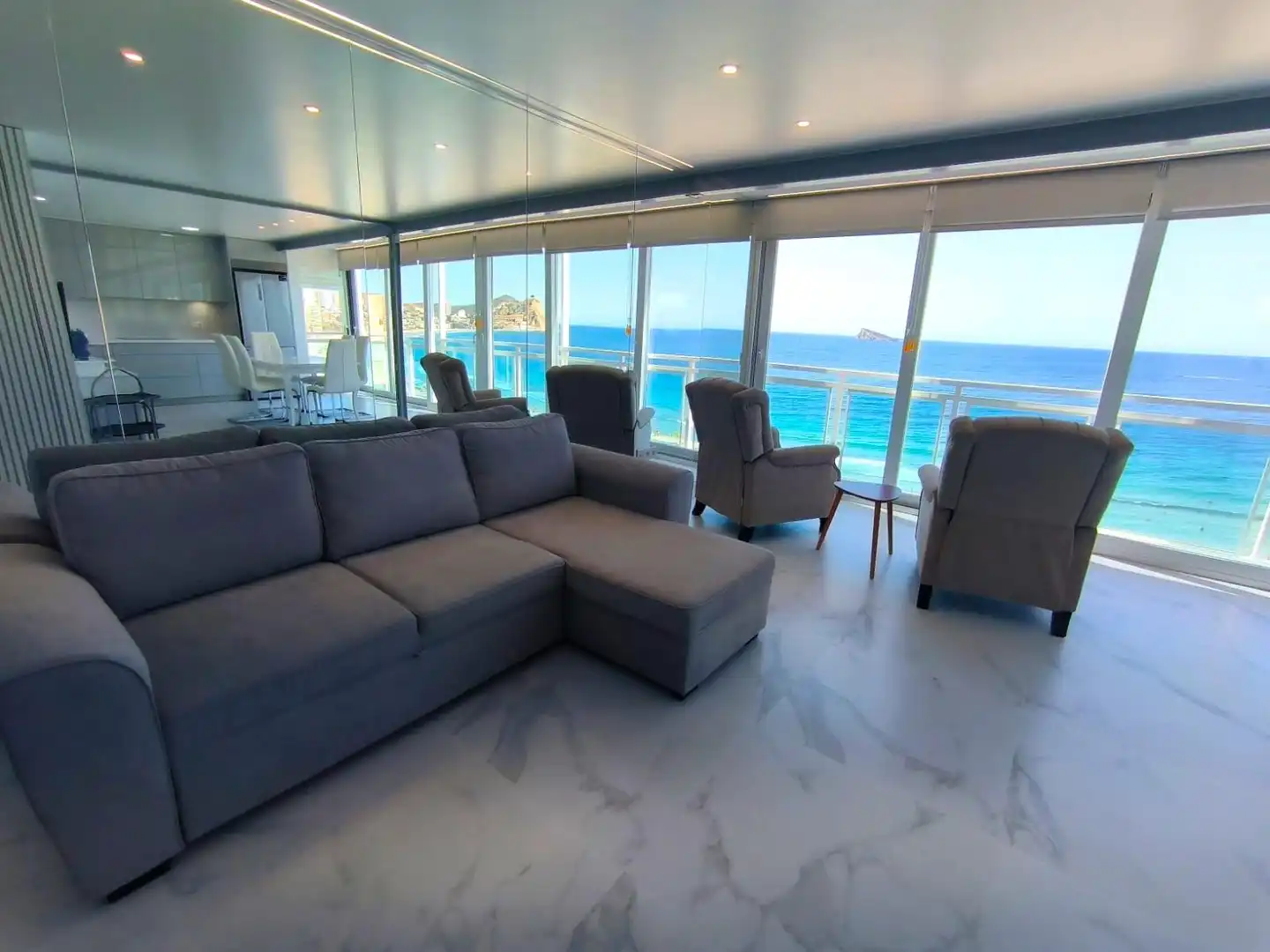 Living room of Flat for sale in Benidorm  with Air Conditioner, Heating and Furnished