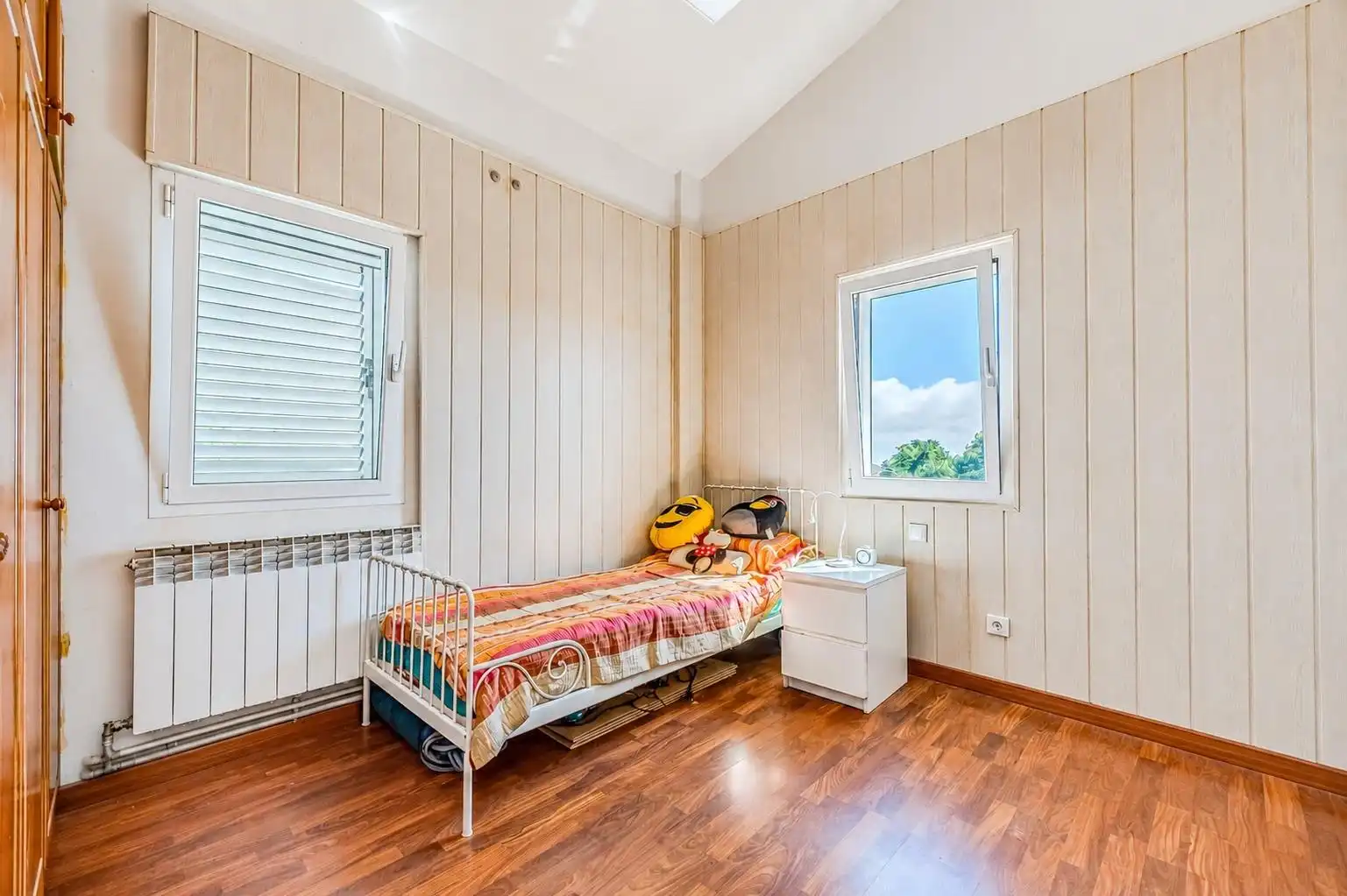 Schlafzimmer von Haus oder Chalet zum Verkauf in Valsequillo de Gran Canaria mit Klimaanlage, Heizung und Privatgarten