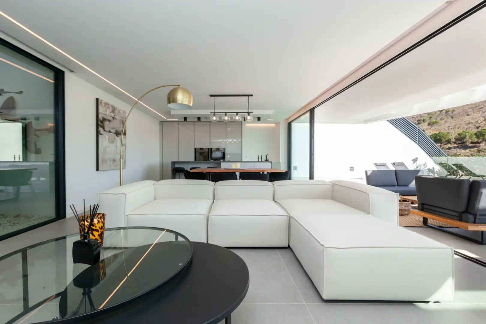 Living room of Houses for rent in Esplugues de Llobregat  with Air Conditioner, Heating and Private garden