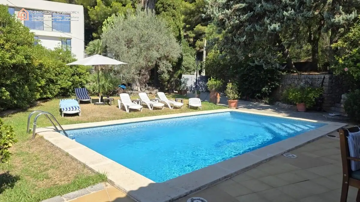 Piscina de Finca rústica en venda en Sóller amb Aire condicionat, Calefacció i Jardí privat