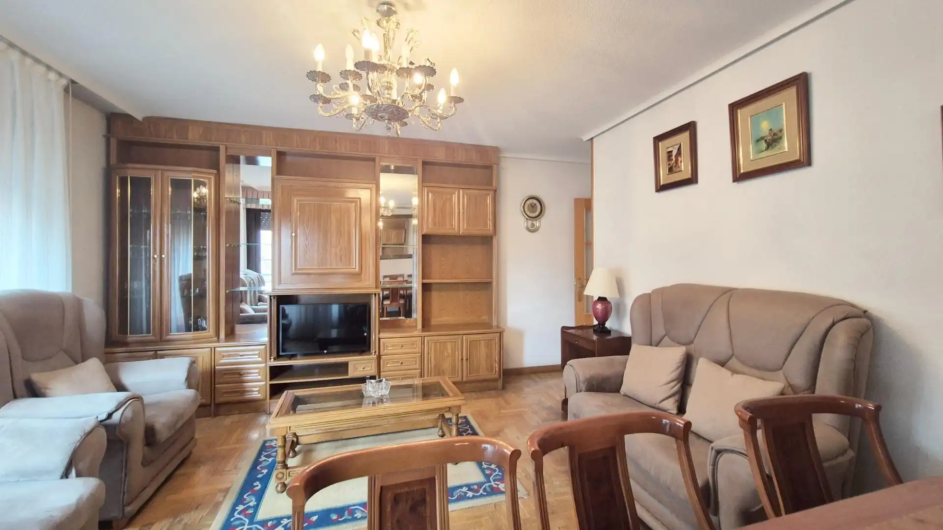 Sala de estar de Piso de alquiler en Salamanca con Calefacción, Amueblado y Balcón