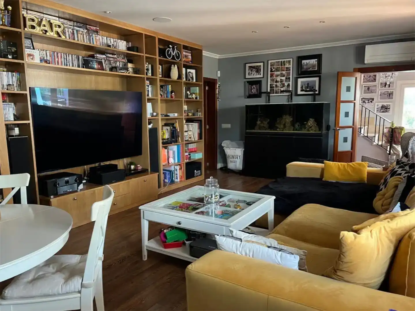 Sala de estar de Casa o chalet en venta en Campos con Aire acondicionado y Piscina