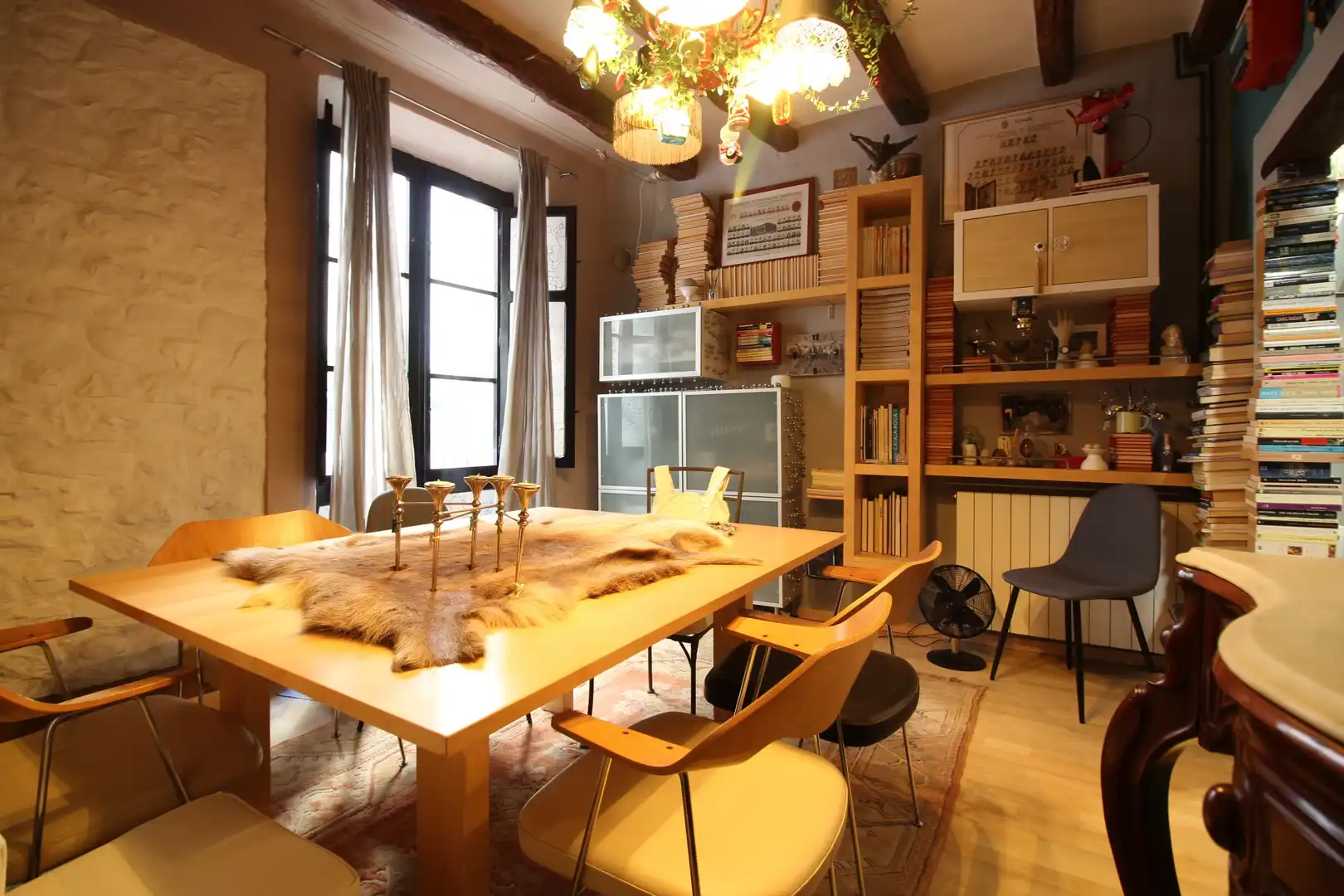 Dining room of Houses for sale in Besalú  with Heating, Terrace and Swimming Pool