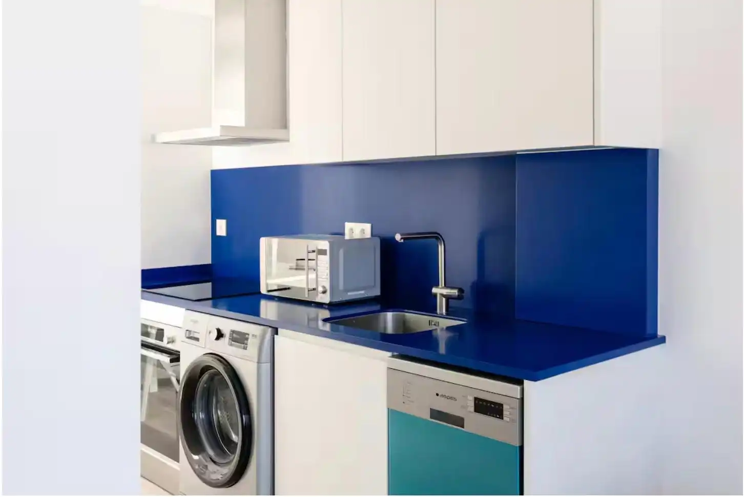 Cuina de Apartament de lloguer en Güímar amb Aire condicionat, Terrassa i Moblat