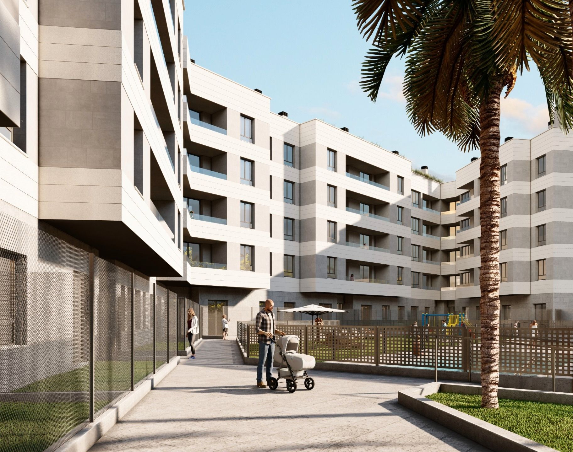 Exterior view of Planta baja for sale in Palencia Capital  with Private garden, Storage room and Community pool