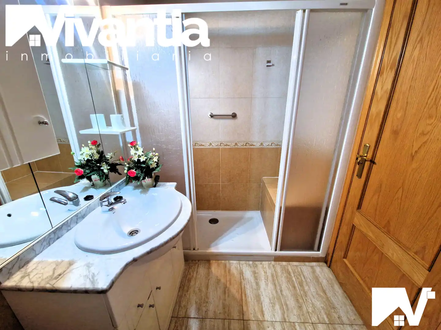 Badezimmer von Wohnung zum Verkauf in Lorca mit Klimaanlage, Heizung und Möbliert