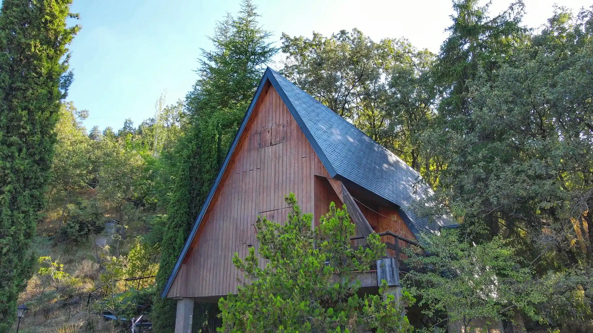 Vista exterior de Casa o chalet en venta en Güéjar Sierra con Calefacción, Jardín privado y Terraza