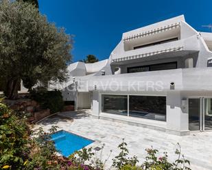 Exterior view of House or chalet for sale in  Valencia Capital  with Air Conditioner, Heating and Private garden