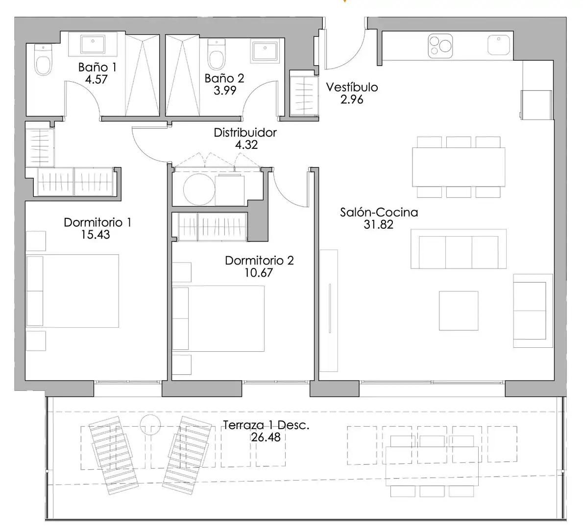 Apartament amb piscina en venda a Selwo, imagen 20